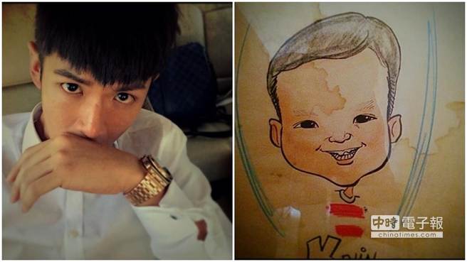 柯震東曬微笑自畫像自勉 新片大陸推遲上映 柯震東曬微笑自畫像自勉 新片大陸推遲上映