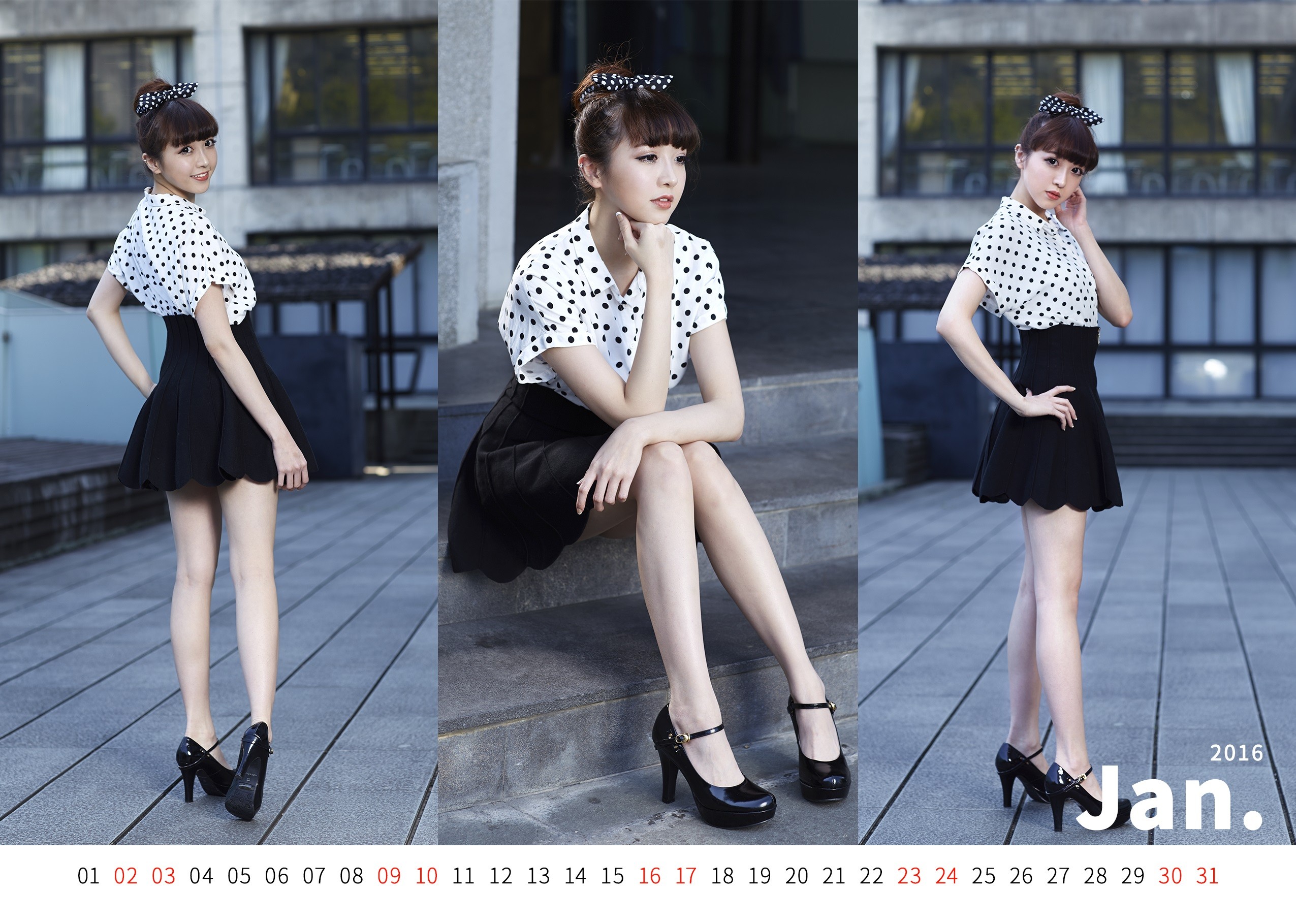 一月,服裝設計系正妹王崇靜。(臺媒圖) 一月,服裝設計系正妹王崇靜。(臺媒圖)