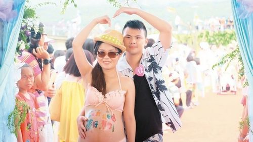 現場洋溢幸福氛圍。臺灣《聯合報》記者張芮瑜/攝影