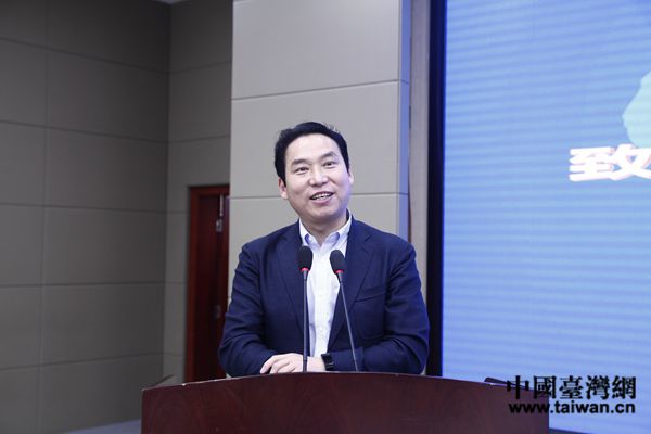 安康市副市長趙俊民在交流懇談會上致辭。(中國臺灣網 尹賽楠 攝) 安康市副市長趙俊民在交流懇談會上致辭。(中國臺灣網 尹賽楠 攝)